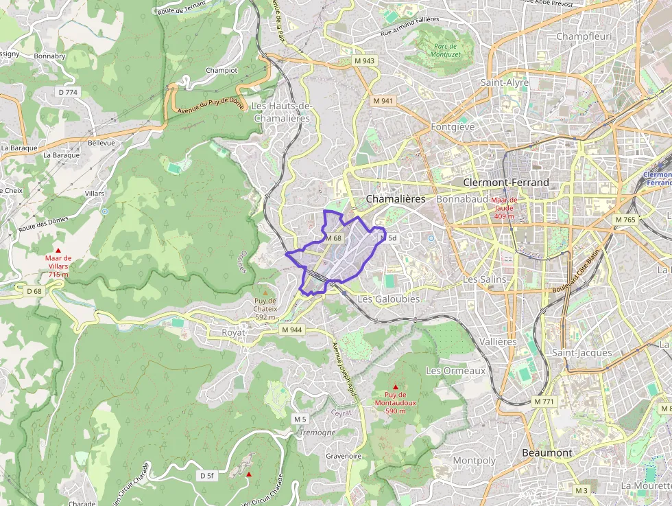 Appartement 34 m² une piece à vendre à Chamalières