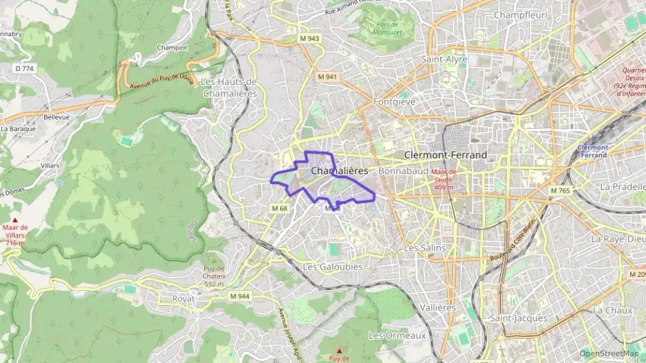 Appartement 46 m² deux pieces à vendre à Chamalières