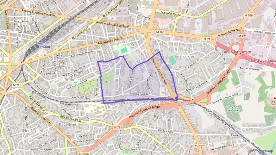 Appartement 61 m² trois pièces à vendre à Clermont-Ferrand