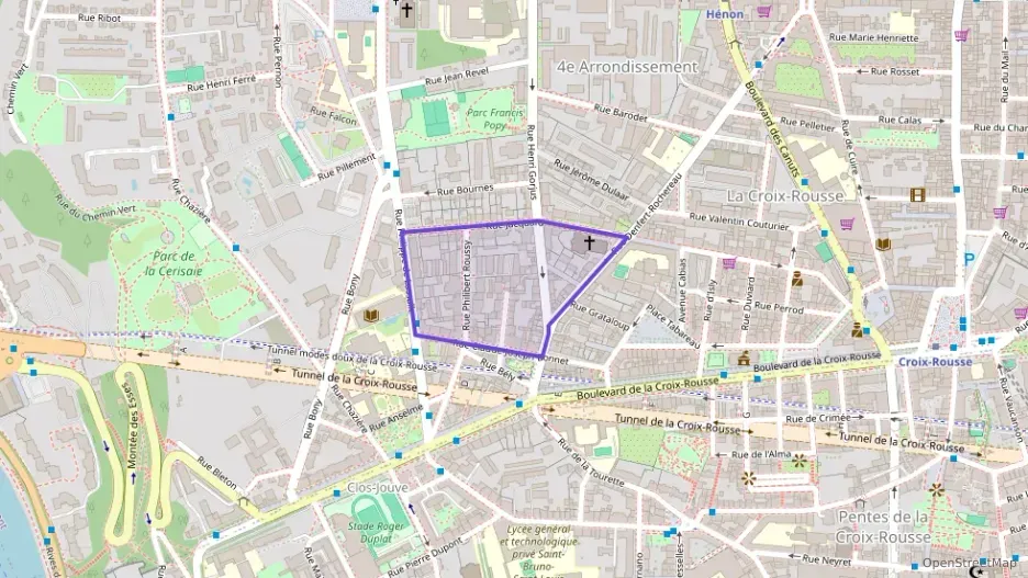 Appartement 63 m² deux pieces à vendre à Lyon 4e Arrondissement