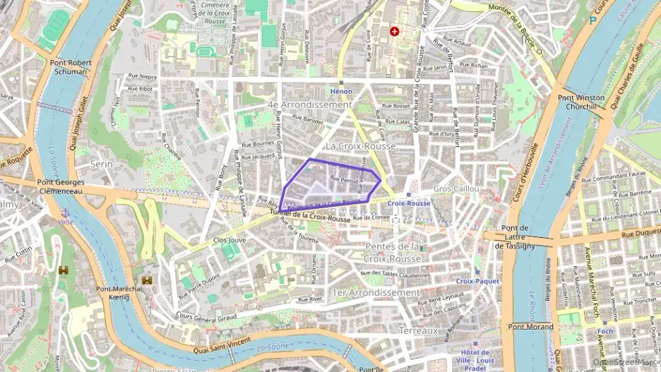 Appartement 48 m² deux pieces à vendre à Lyon 4e Arrondissement