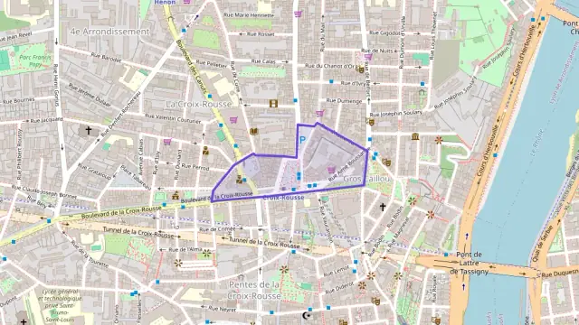 Appartement 27 m² une piece à vendre à Lyon 4e Arrondissement