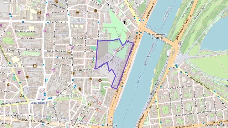 Appartement 52 m² deux pieces à vendre à Lyon 4e Arrondissement