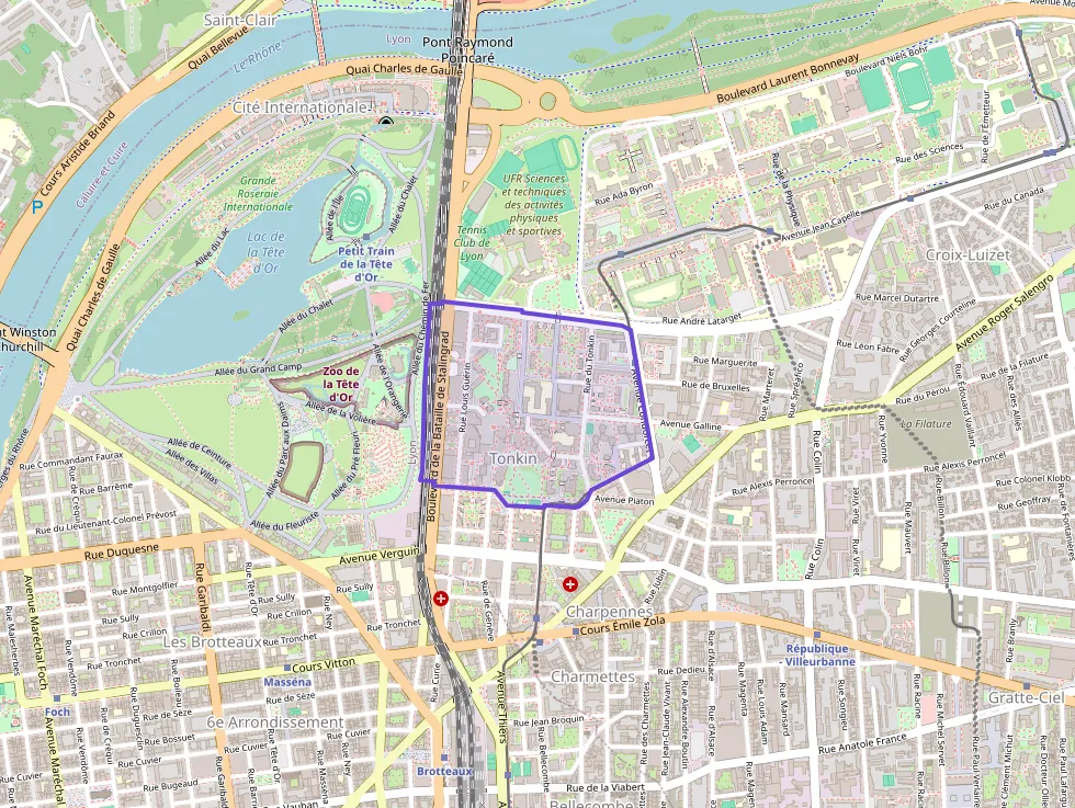 Appartement 87 m² quatre pièces à vendre à Villeurbanne