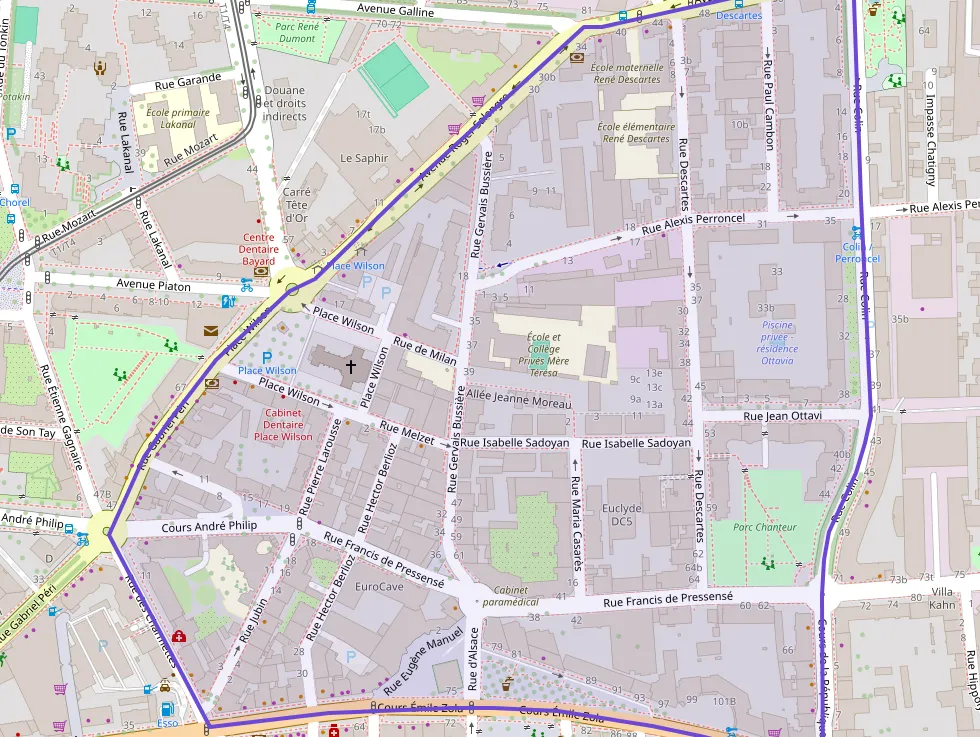 Appartement 82 m² quatre pièces à vendre à Villeurbanne