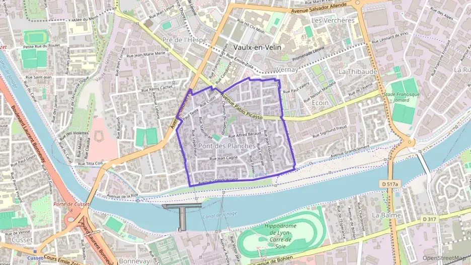 Appartement 62 m² trois pièces à vendre à Vaulx-en-Velin