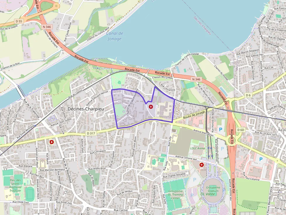 Appartement 55 m² trois pièces à vendre à Décines-Charpieu