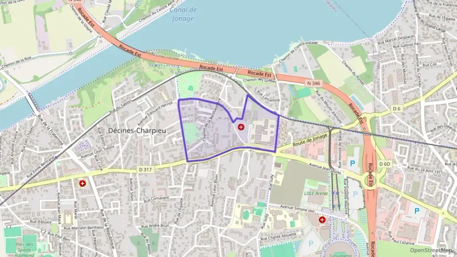 Appartement 55 m² trois pièces à vendre à Décines-Charpieu