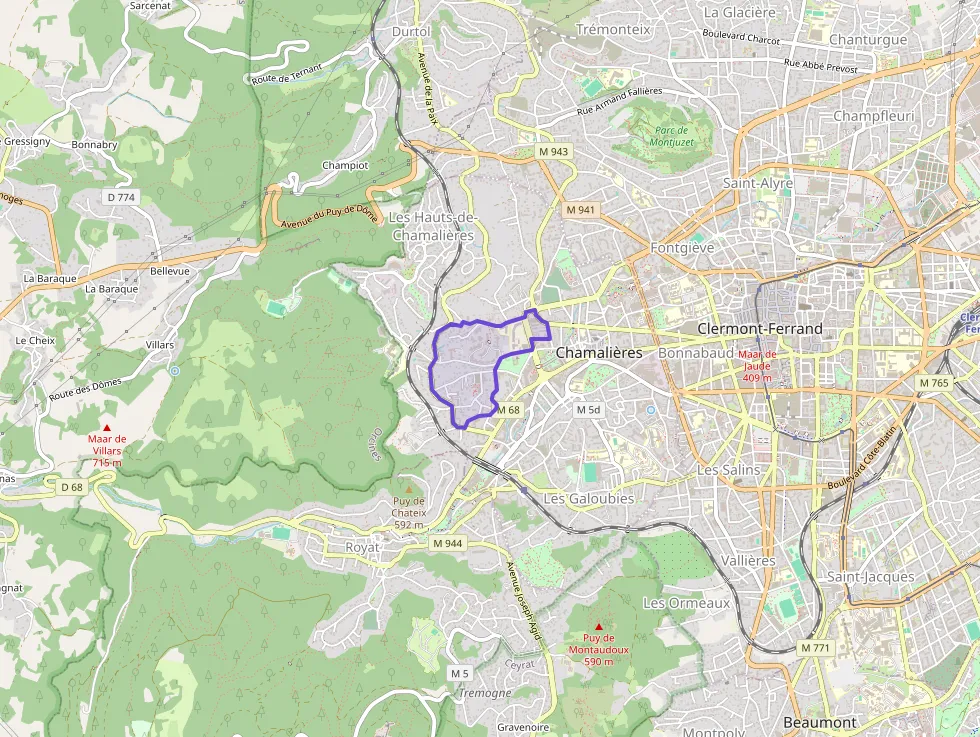 Appartement 57 m² deux pieces à vendre à Chamalières