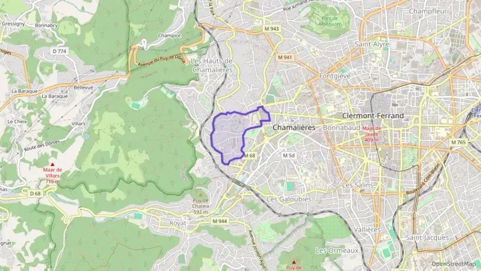 Appartement 57 m² deux pieces à vendre à Chamalières