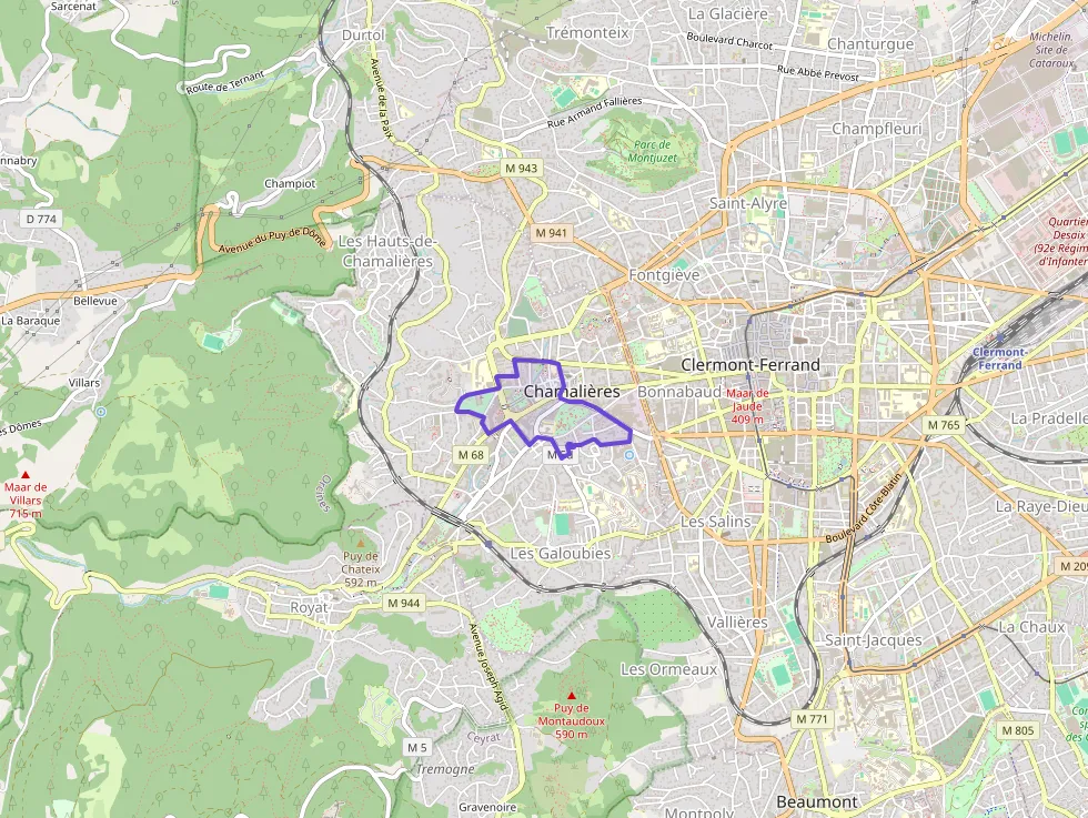 Appartement 42 m² deux pieces à vendre à Chamalières