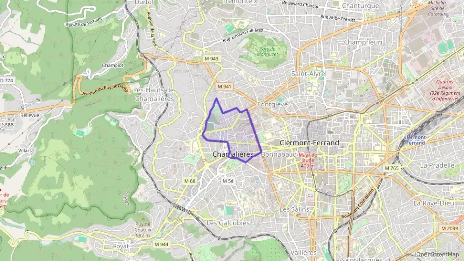 Appartement 82 m² cinq pièces à vendre à Chamalières