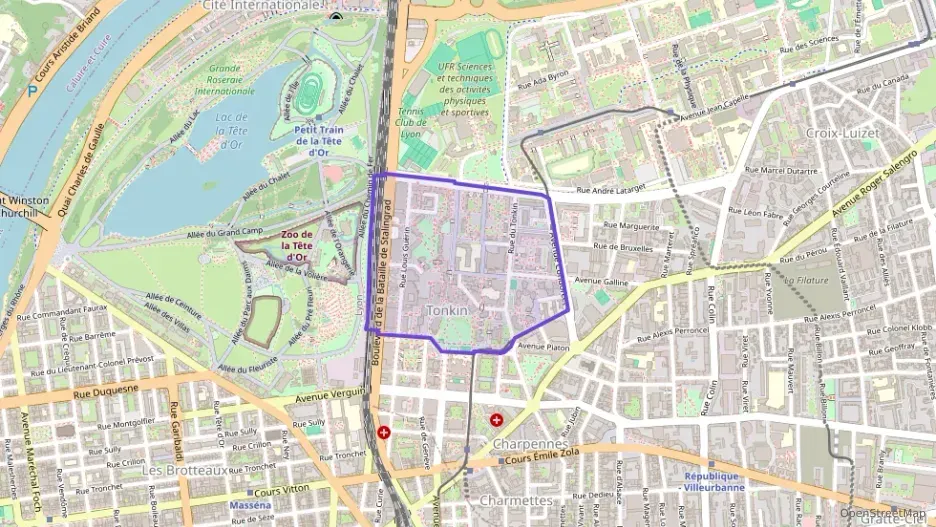 Appartement 57 m² deux pieces à vendre à Villeurbanne