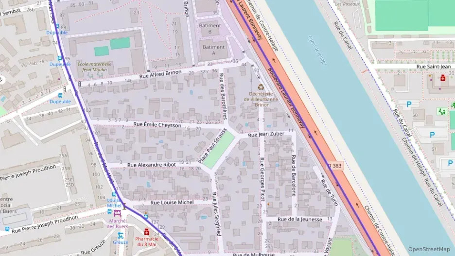 Appartement 75 m² trois pièces à vendre à Villeurbanne