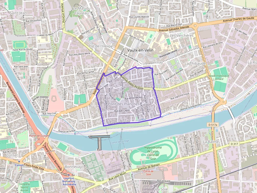 Appartement 60 m² trois pièces à vendre à Vaulx-en-Velin