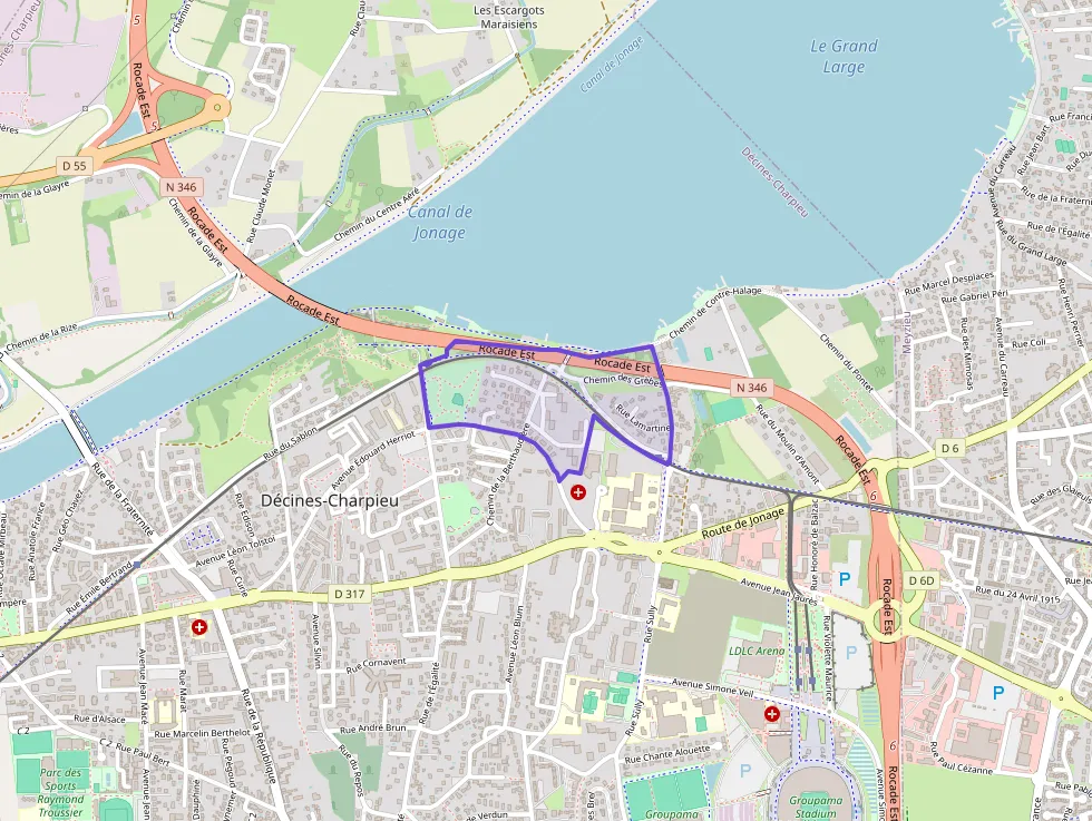 Appartement 63 m² trois pièces à vendre à Décines-Charpieu