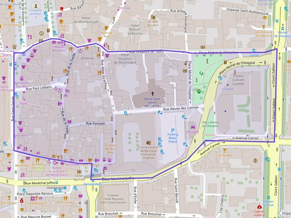Appartement 40 m² deux pieces à vendre à Clermont-Ferrand