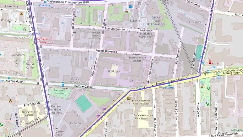 Appartement 52 m² deux pieces à vendre à Villeurbanne Appartement 52 m² deux pieces à vendre à Villeurbanne