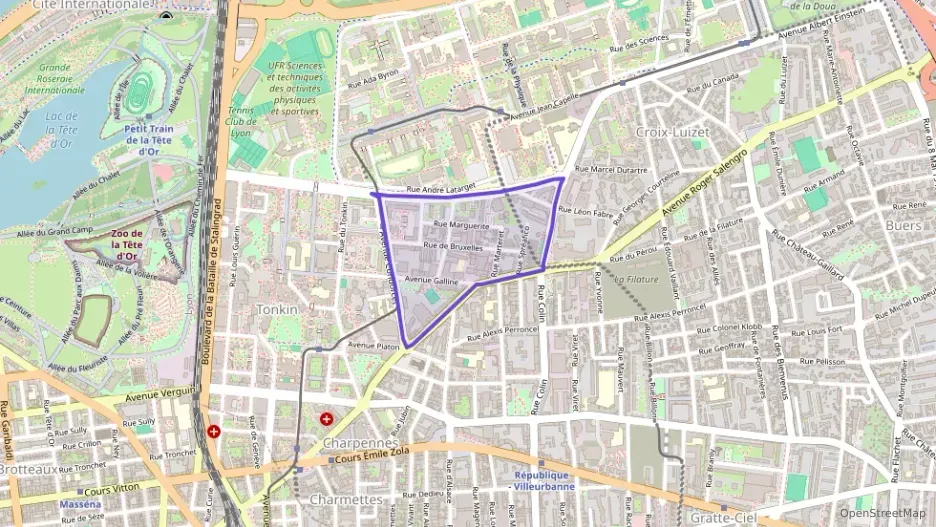 Appartement 68 m² trois pièces à vendre à Villeurbanne