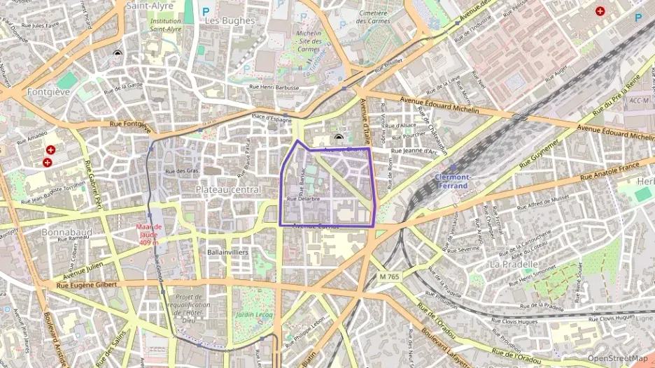 Appartement 42 m² deux pieces à vendre à Clermont-Ferrand