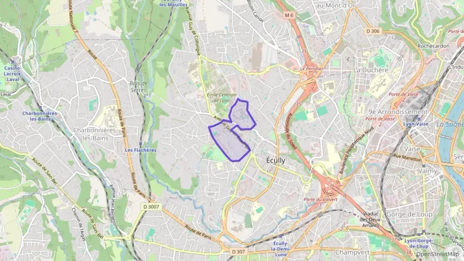 Appartement 73 m² trois pièces à vendre à Écully