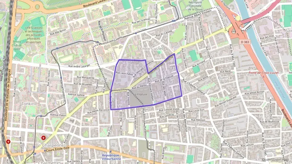 Appartement 50 m² deux pieces à vendre à Villeurbanne