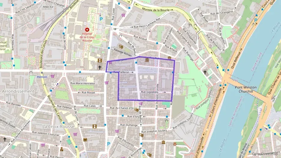 Appartement 38 m² trois pièces à vendre à Lyon 4e Arrondissement Appartement 38 m² trois pièces à vendre à Lyon 4e Arrondissement