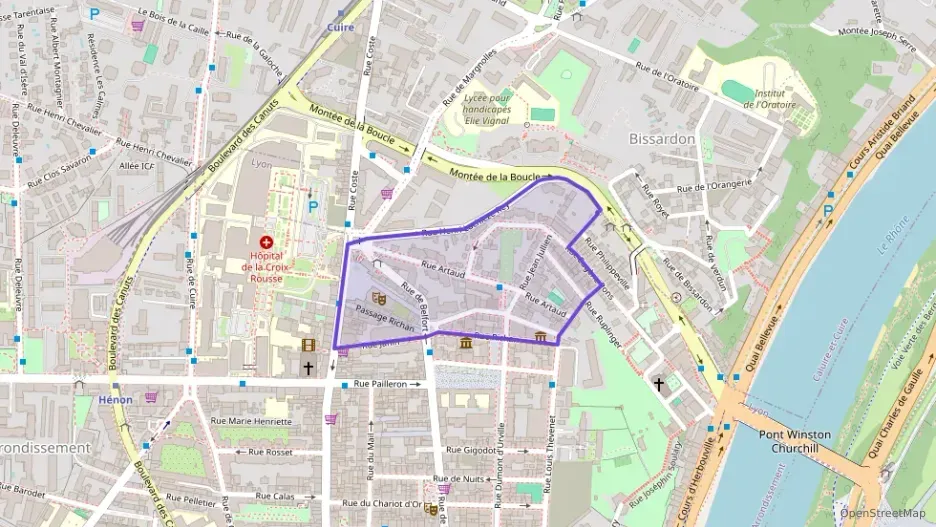 Appartement 38 m² une piece à vendre à Lyon 4e Arrondissement