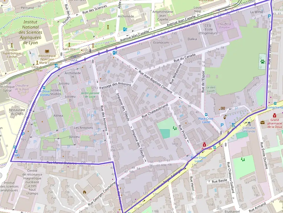 Appartement 24 m² une piece à vendre à Villeurbanne