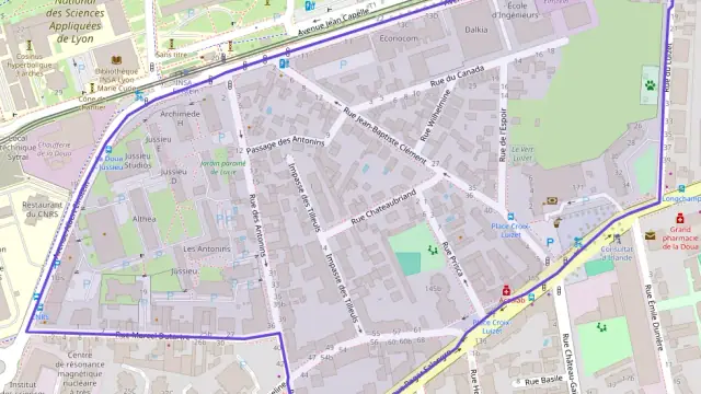 Appartement 22 m² une piece à vendre à Villeurbanne