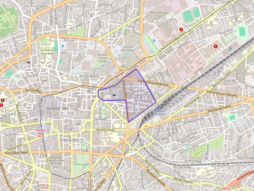 Appartement 44 m² deux pieces à vendre à Clermont-Ferrand