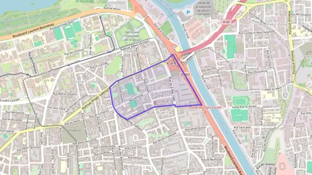 Appartement 35 m² deux pieces à vendre à Villeurbanne