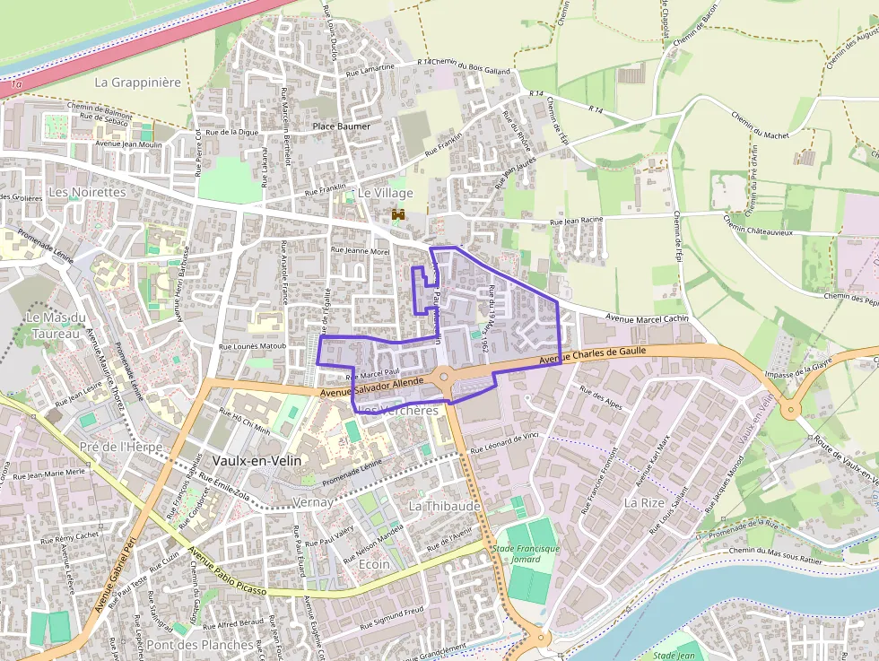 Appartement 72 m² quatre pièces à vendre à Vaulx-en-Velin