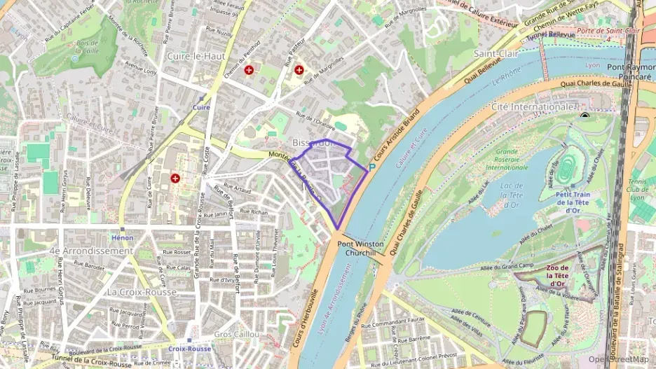 Appartement 59 m² trois pièces à vendre à Caluire-et-Cuire