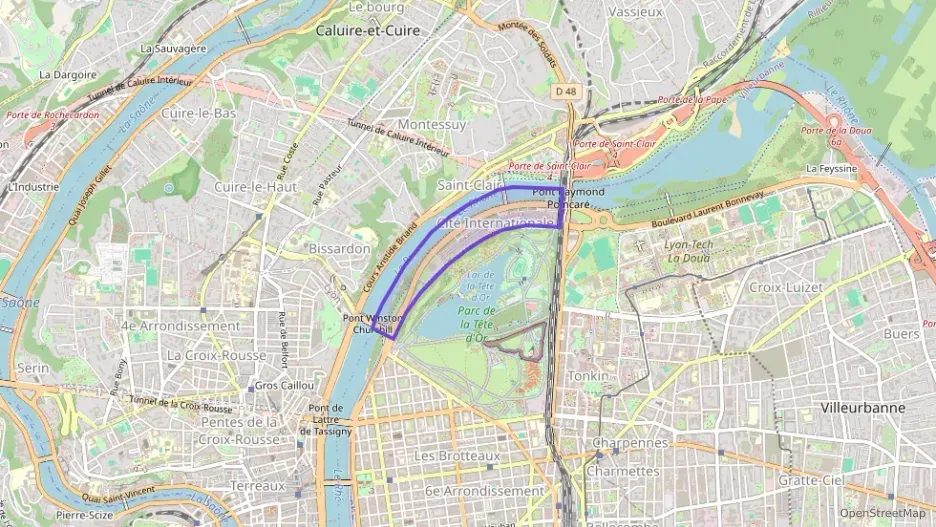 Appartement 56 m² deux pieces à vendre à Lyon 6e Arrondissement