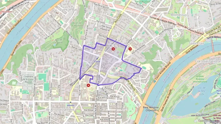 Appartement 63 m² trois pièces à vendre à Caluire-et-Cuire