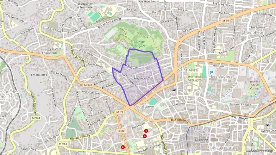 Appartement 90 m² quatre pièces à vendre à Clermont-Ferrand