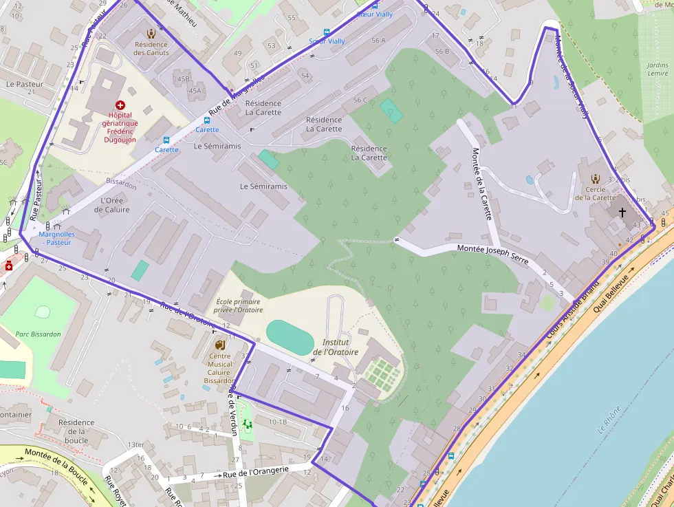 Appartement 104 m² trois pièces à vendre à Caluire-et-Cuire