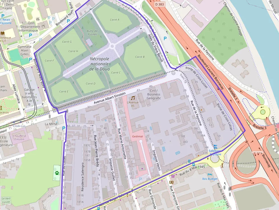 Appartement 65 m² quatre pièces à vendre à Villeurbanne