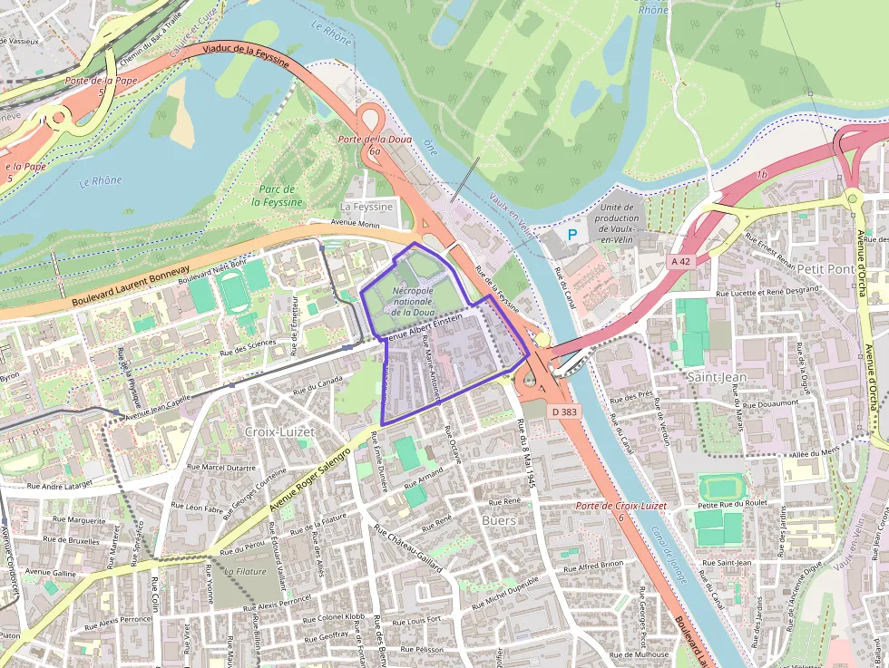 Appartement 65 m² quatre pièces à vendre à Villeurbanne