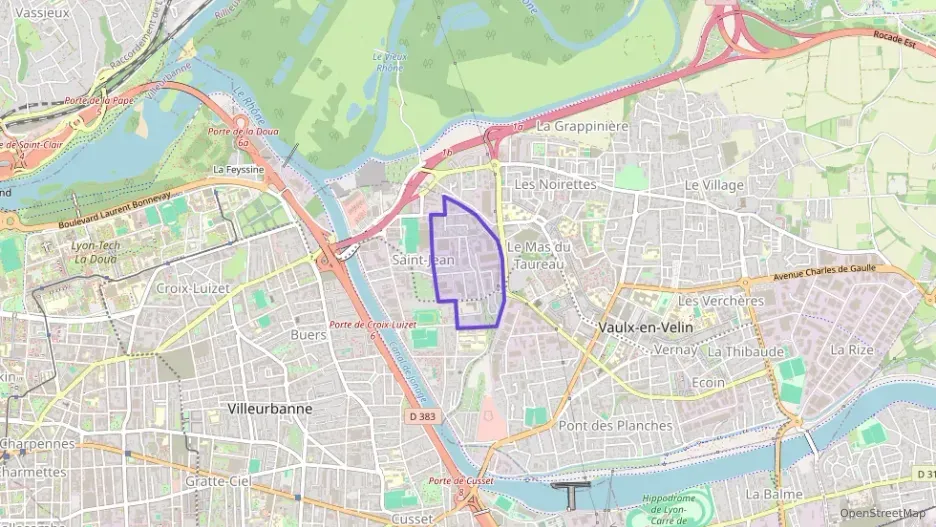 Appartement 90 m² quatre pièces à vendre à Villeurbanne