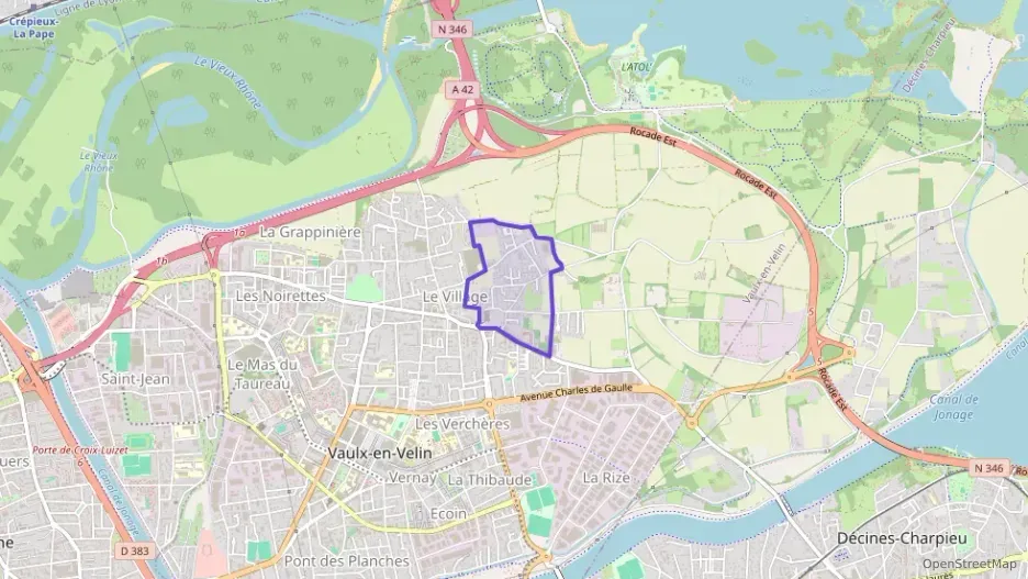 Appartement 79 m² quatre pièces à vendre à Vaulx-en-Velin