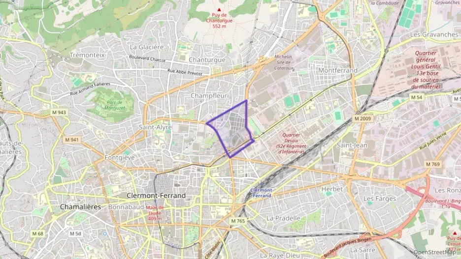 Appartement 23 m² une piece à vendre à Clermont-Ferrand