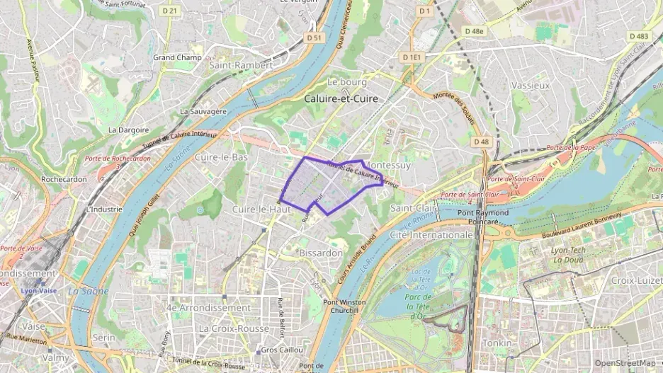 Appartement 64 m² quatre pièces à vendre à Caluire-et-Cuire
