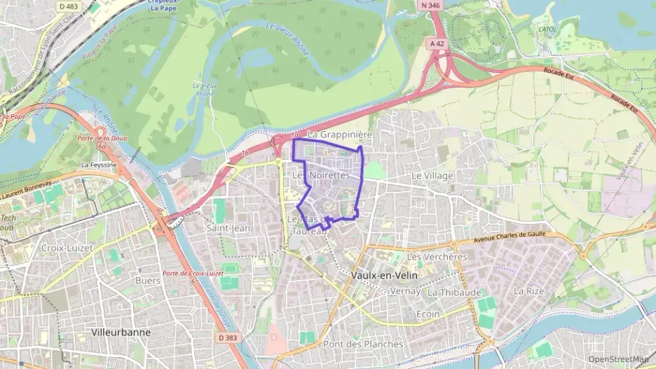 Appartement 80 m² quatre pièces à vendre à Vaulx-en-Velin