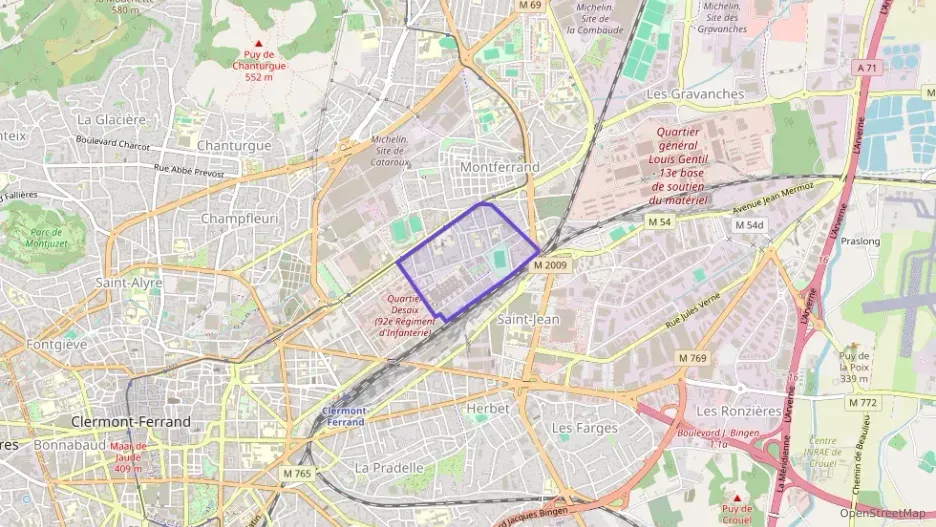 Appartement 65 m² deux pieces à vendre à Clermont-Ferrand