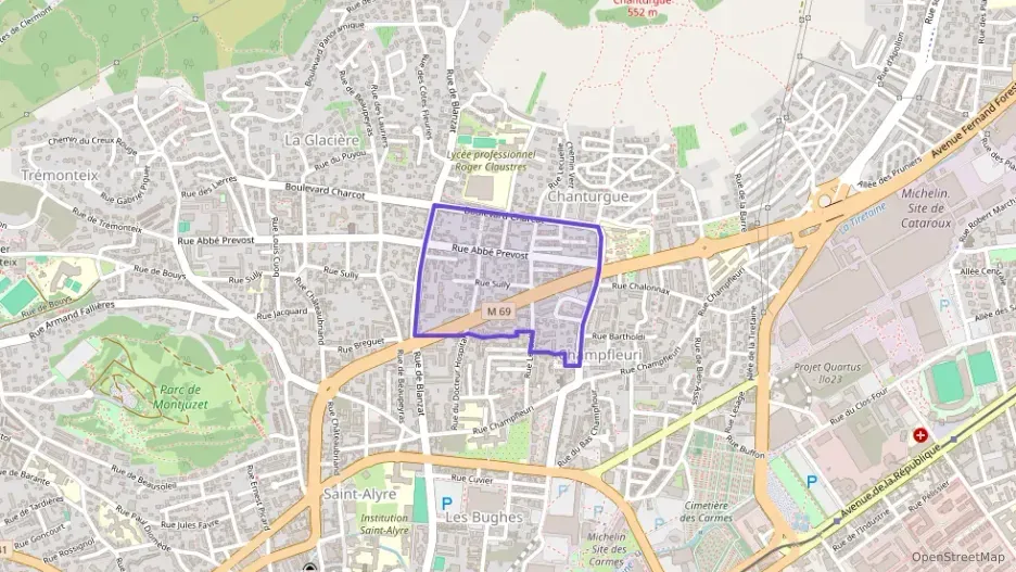 Appartement 75 m² quatre pièces à vendre à Clermont-Ferrand