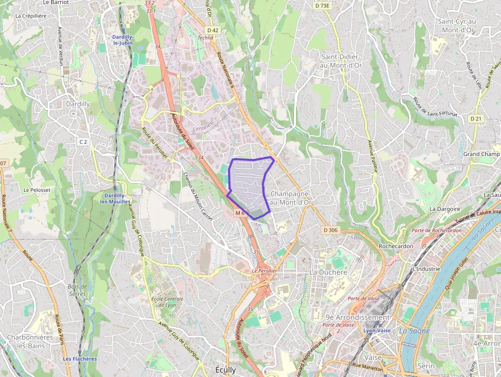 Appartement 89 m² quatre pièces à vendre à Champagne-au-Mont-d`Or