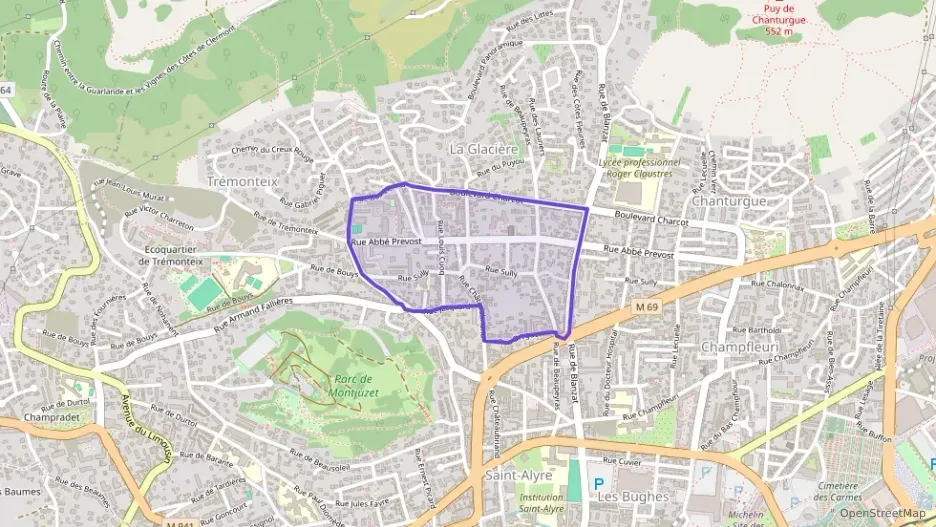 Appartement 46 m² deux pieces à vendre à Clermont-Ferrand