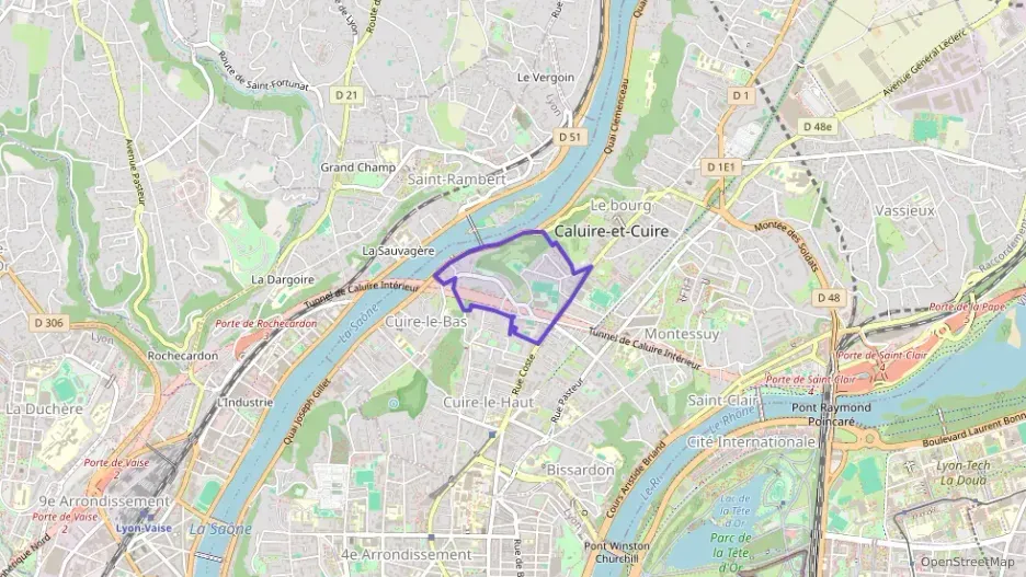 Appartement 53 m² deux pieces à vendre à Caluire-et-Cuire